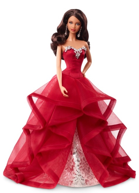 2015 holiday barbie doll AA